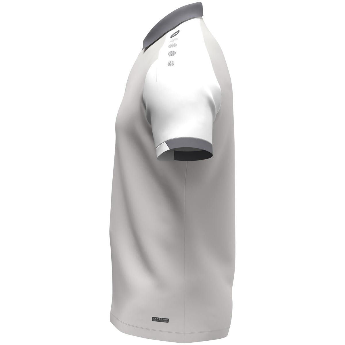JAKO Polo Dynamic hellgrau/weiß/grau