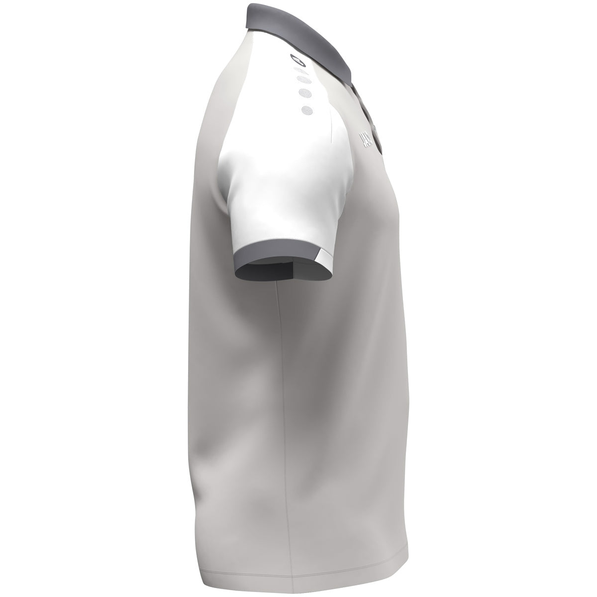 JAKO Polo Dynamic hellgrau/weiß/grau