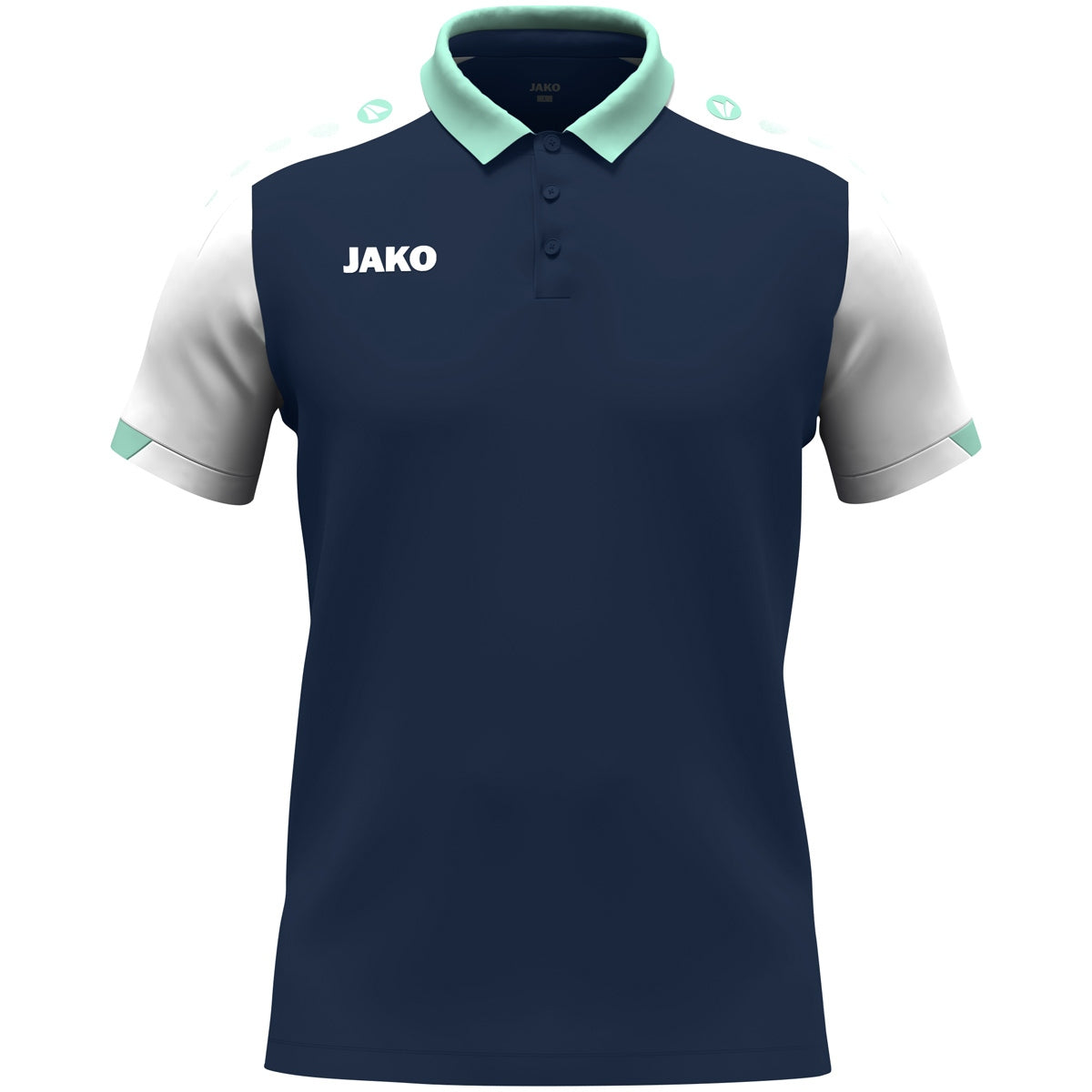JAKO Polo Dynamic marine/weiß/minze