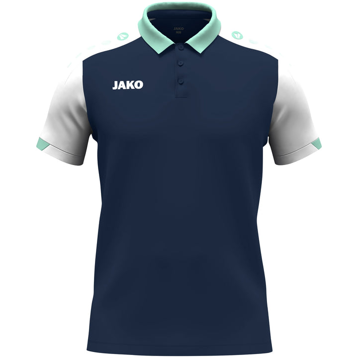JAKO Polo Dynamic marine/weiß/minze