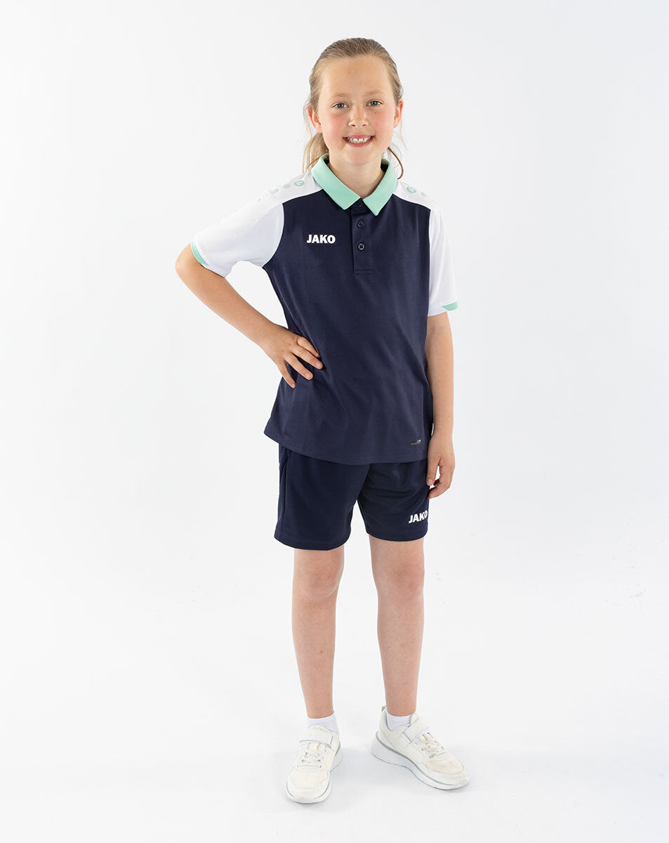 JAKO Polo Dynamic marine/weiß/minze