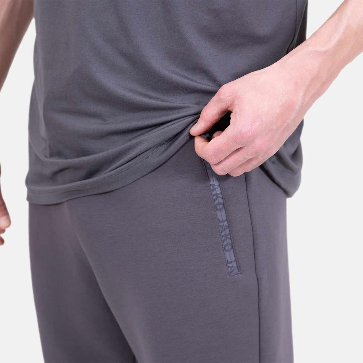 JAKO Jogginghose Pro Casual aschgrau