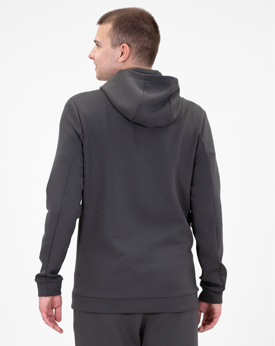 JAKO Zip Hoodie Pro Casual aschgrau