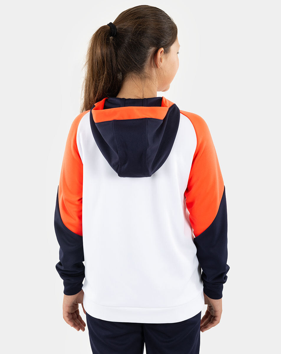 JAKO Zip Hoodie Dynamic weiß/coral/marine