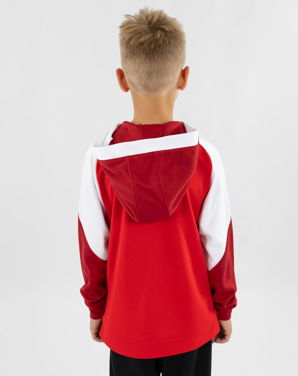 JAKO Zip Hoodie Dynamic rot/weiß/dunkelrot
