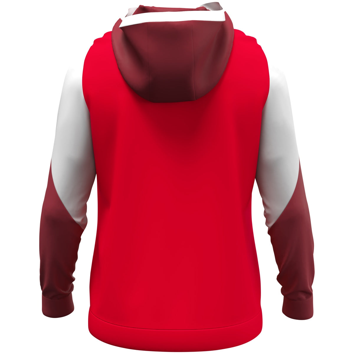 JAKO Zip Hoodie Dynamic rot/weiß/dunkelrot
