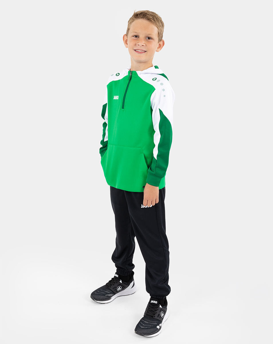 JAKO Zip Hoodie Dynamic grün/weiß/dunkelgrün