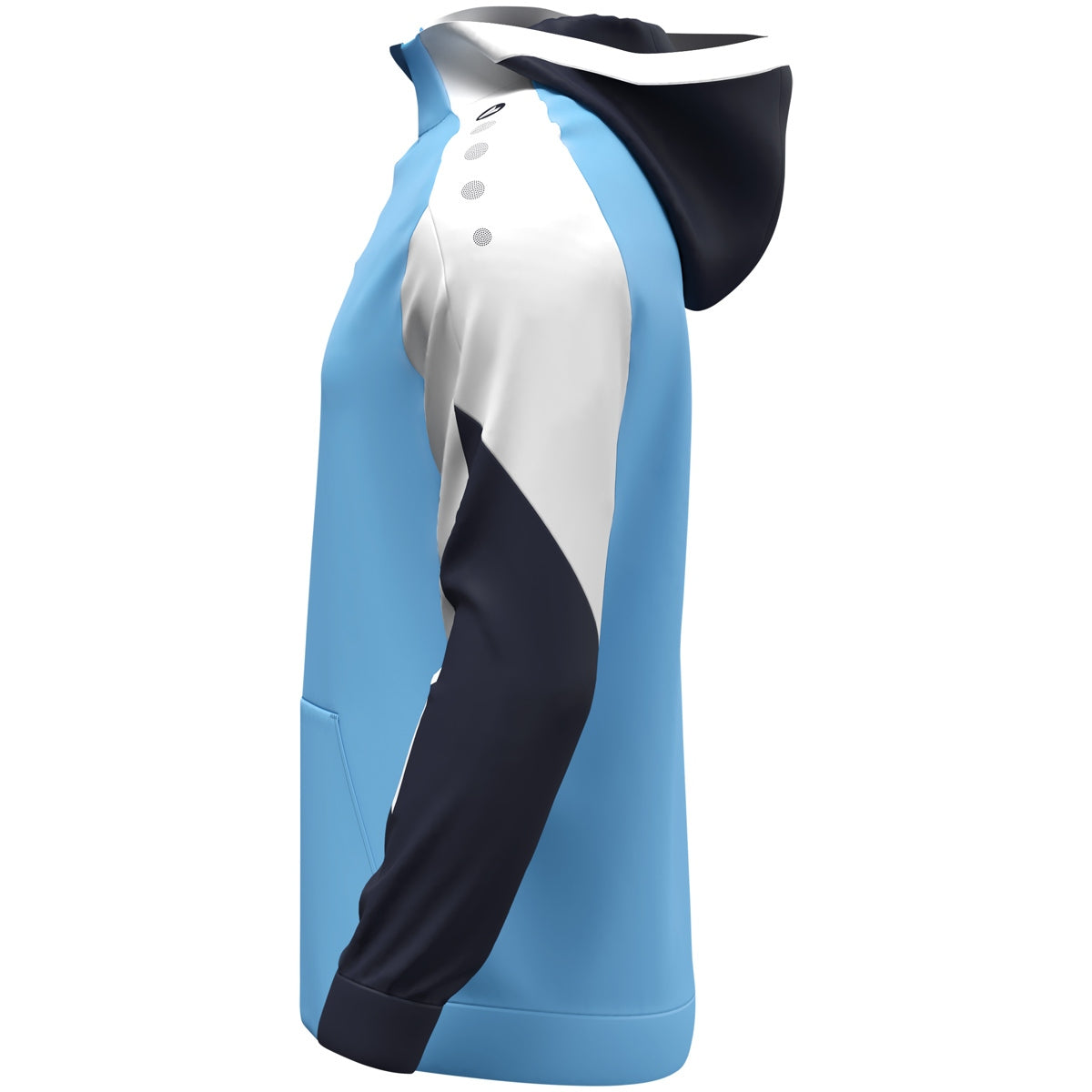 JAKO Zip Hoodie Dynamic skyblue/weiß/marine