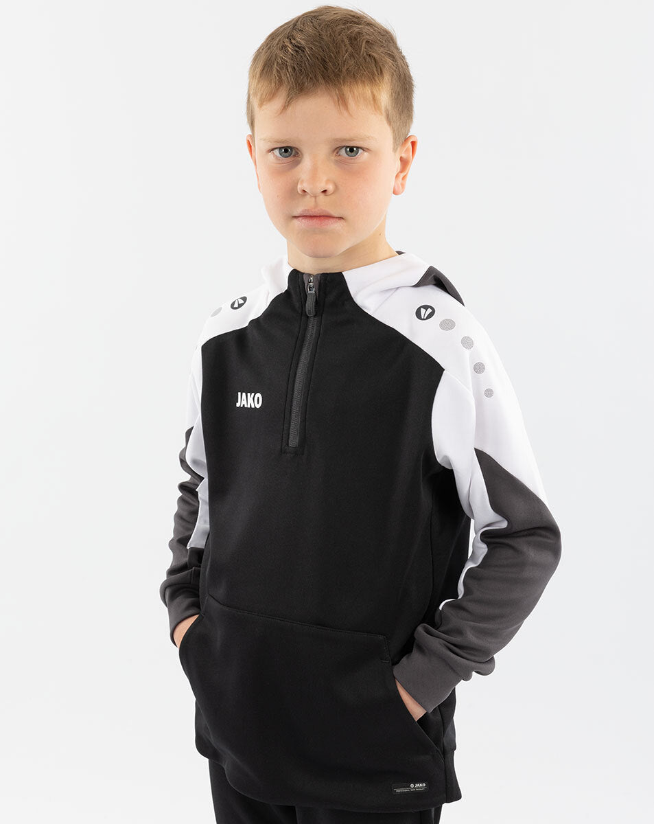 JAKO Zip Hoodie Dynamic schwarz/weiß/anthrazit