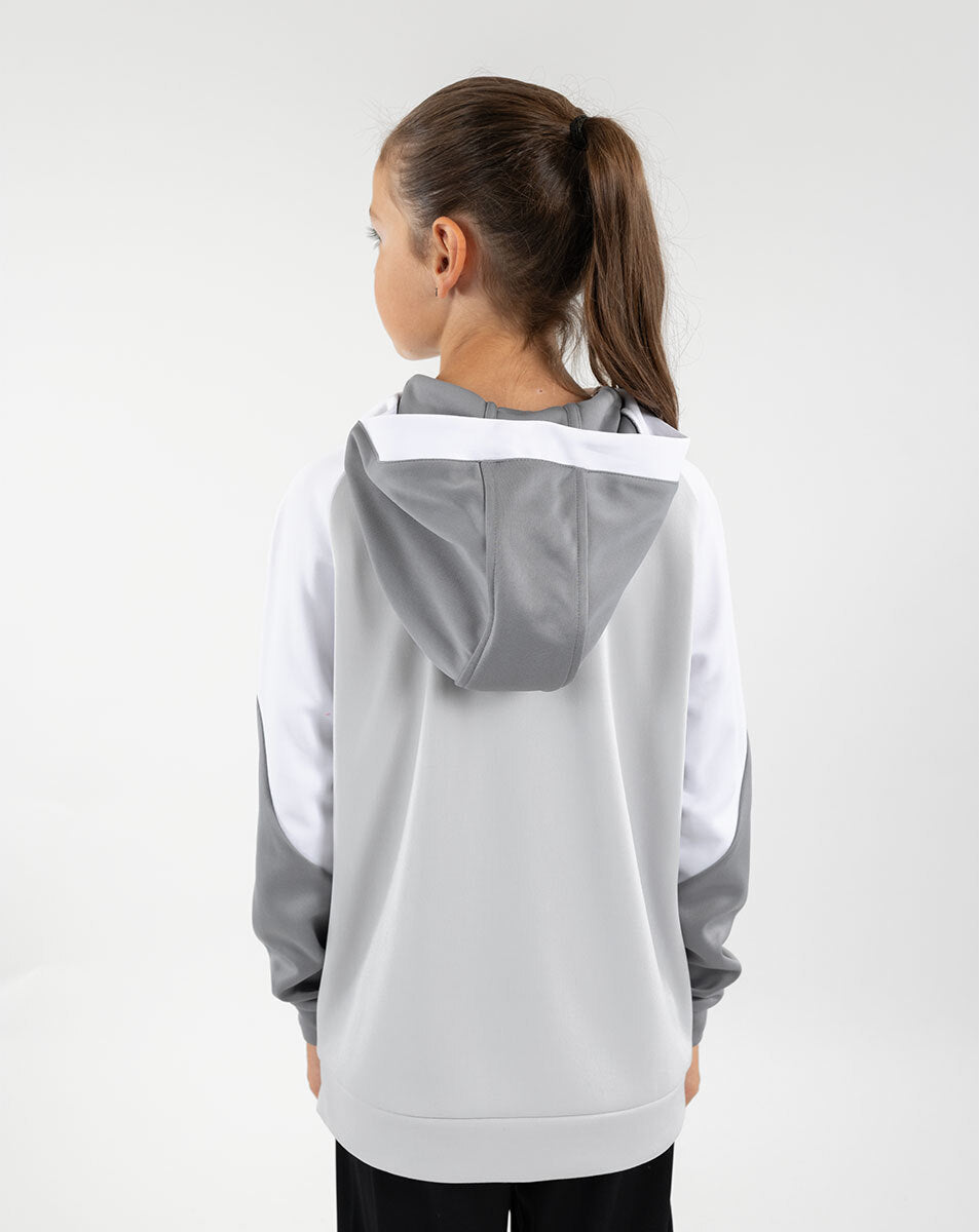 JAKO Zip Hoodie Dynamic hellgrau/weiß/grau