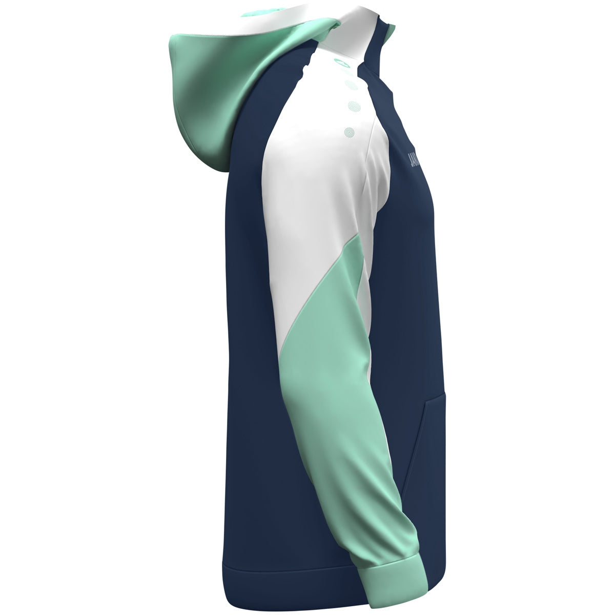 JAKO Zip Hoodie Dynamic marine/weiß/minze
