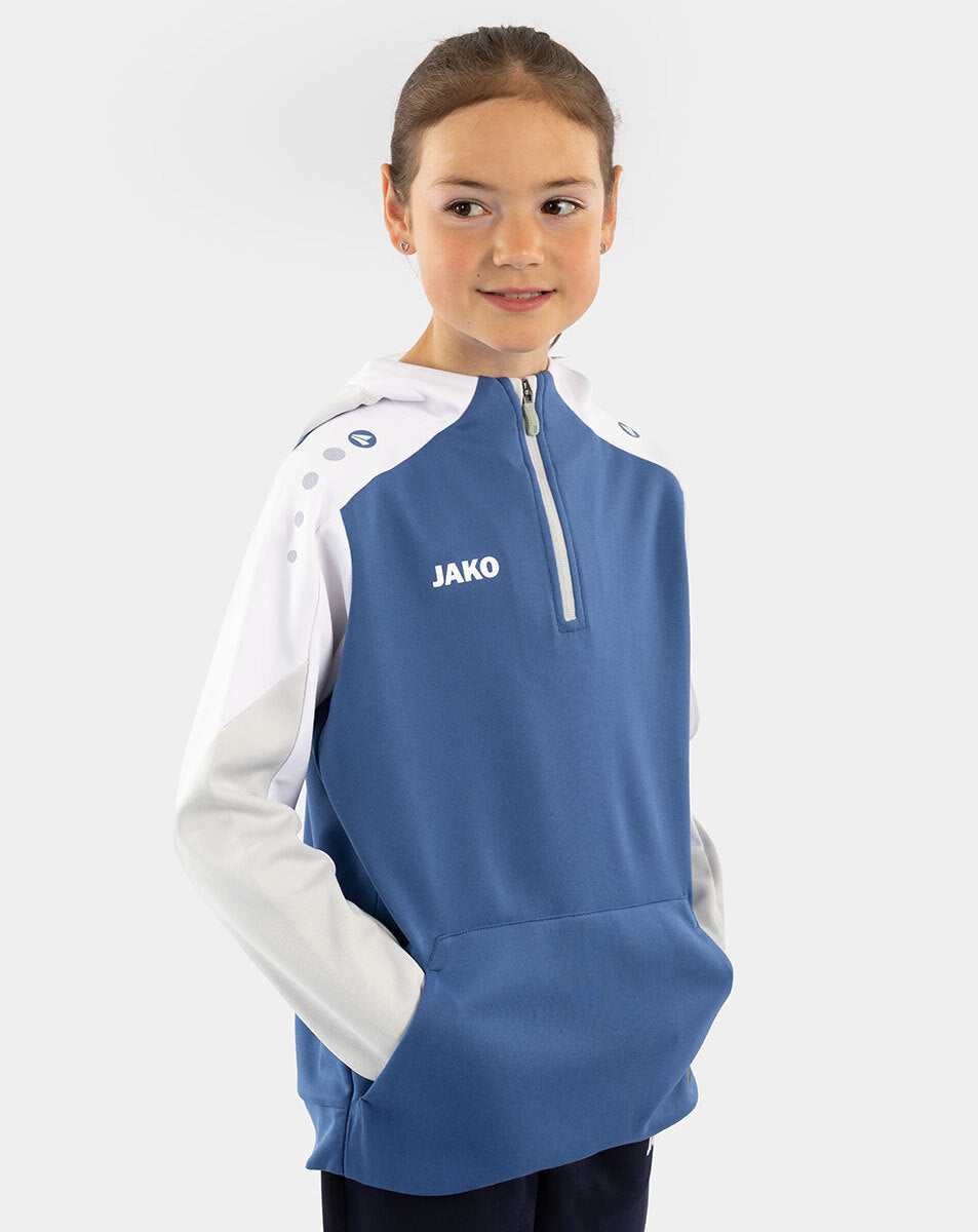 JAKO Zip Hoodie Dynamic nachtblau/weiß/hellgrau