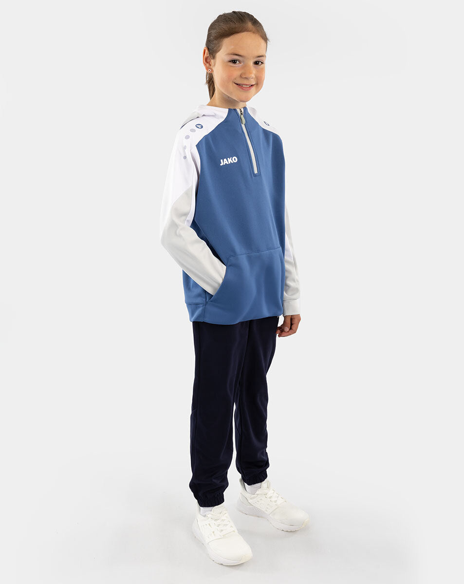JAKO Zip Hoodie Dynamic nachtblau/weiß/hellgrau
