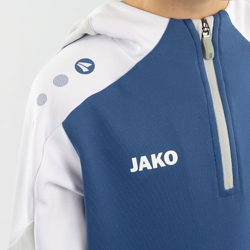 JAKO Zip Hoodie Dynamic nachtblau/weiß/hellgrau