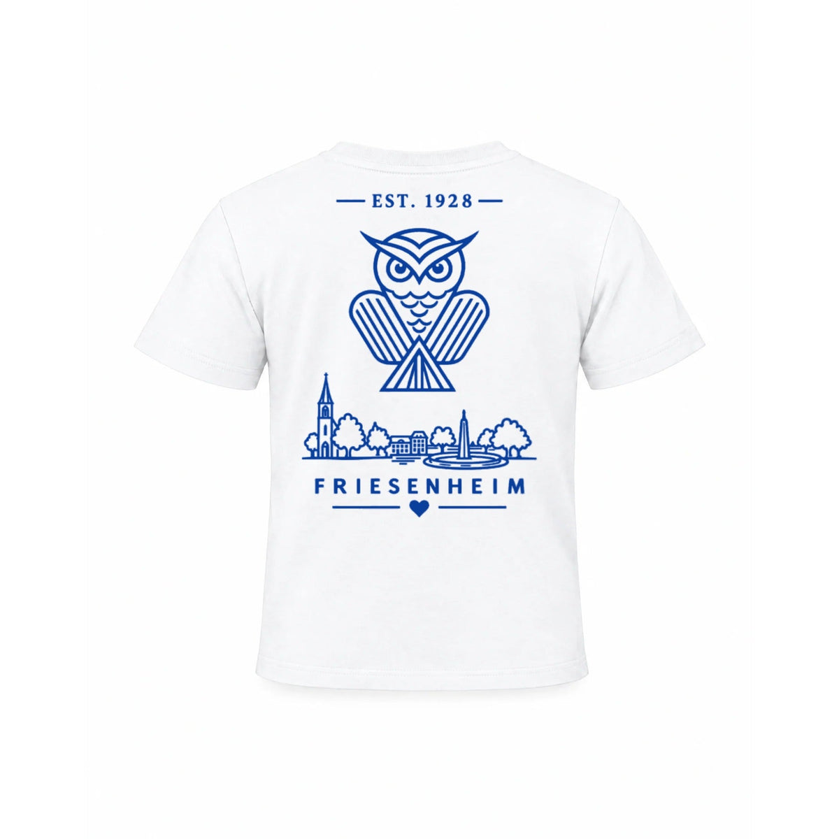 KG Eule 1928 Jubiläumsshirt SOL'S Imperial Kids – weiß – Rückseite