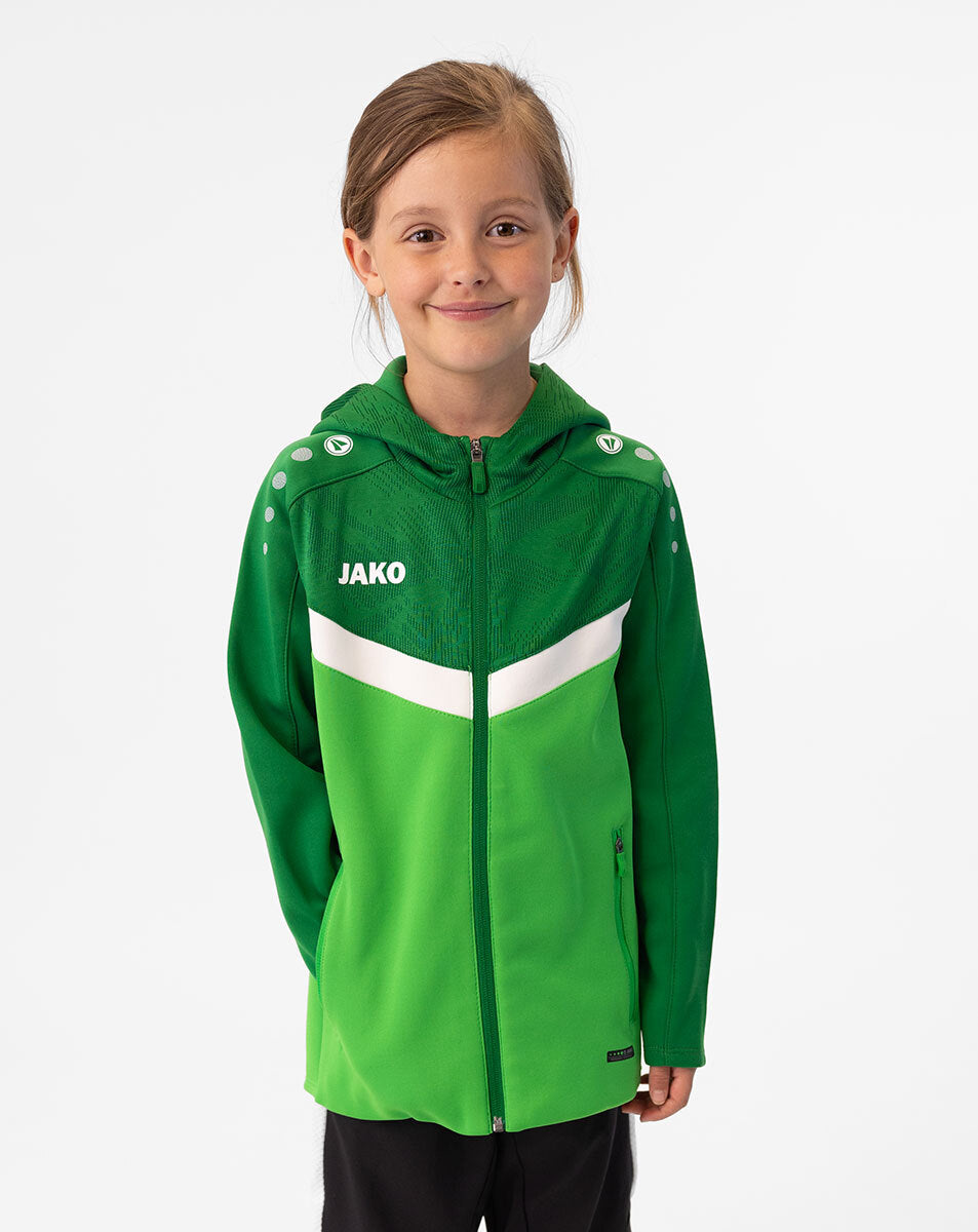 JAKO Kapuzenjacke Iconic 6824 soft green/sportgrün
