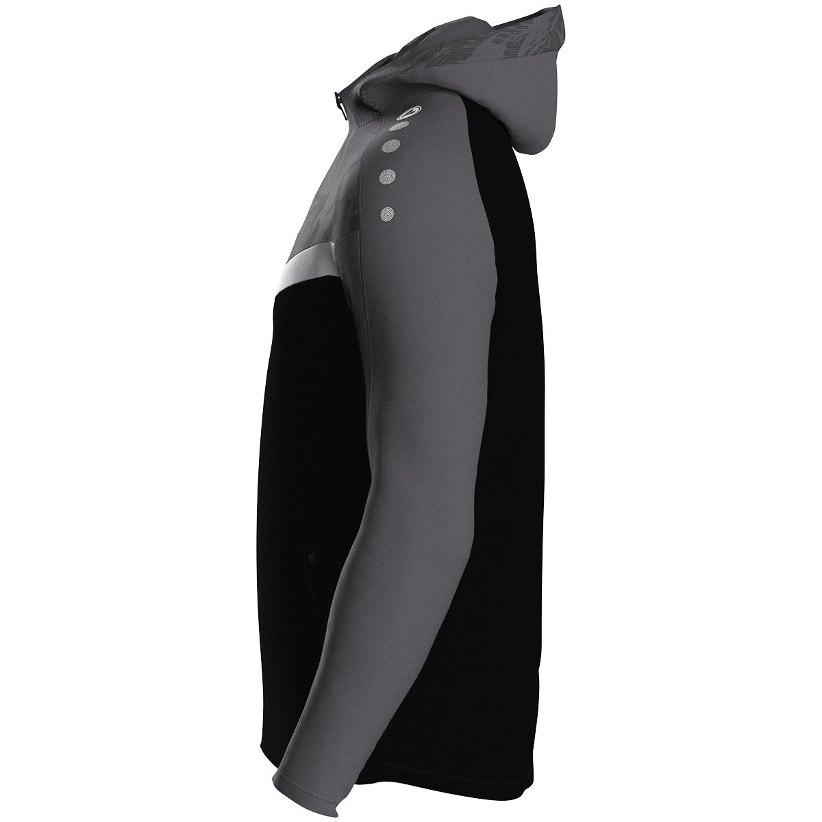 JAKO Kapuzenjacke Iconic 6824 schwarz/anthrazit
