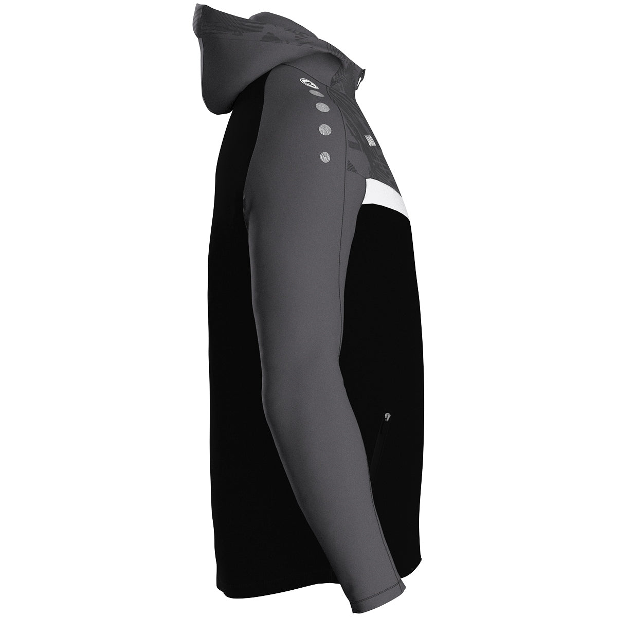 JAKO Kapuzenjacke Iconic 6824 schwarz/anthrazit