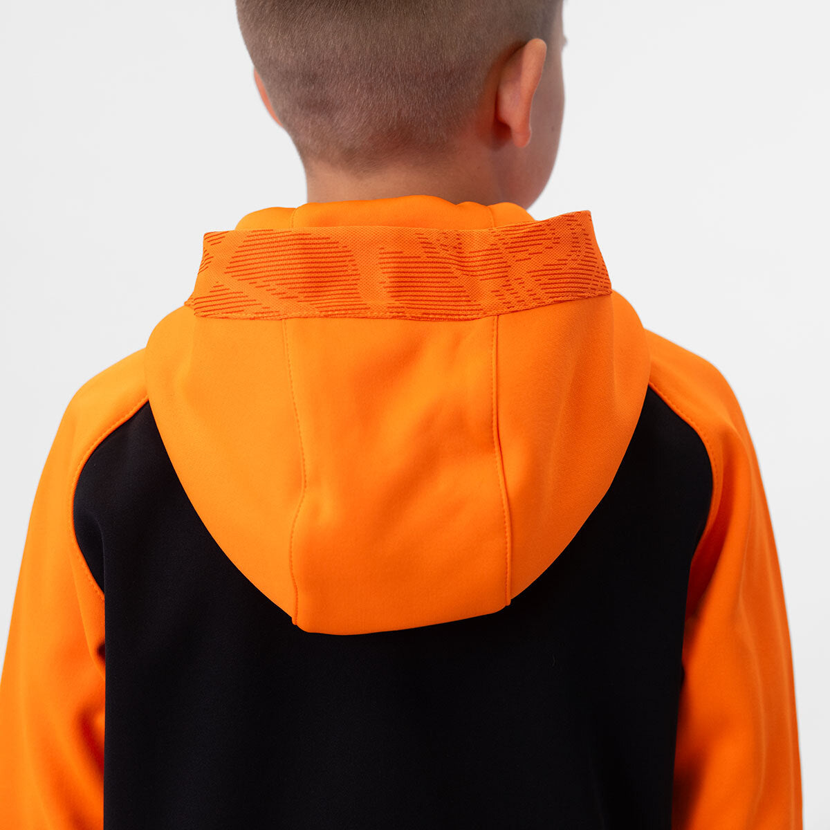 JAKO Kapuzenjacke Iconic 6824 schwarz/neonorange