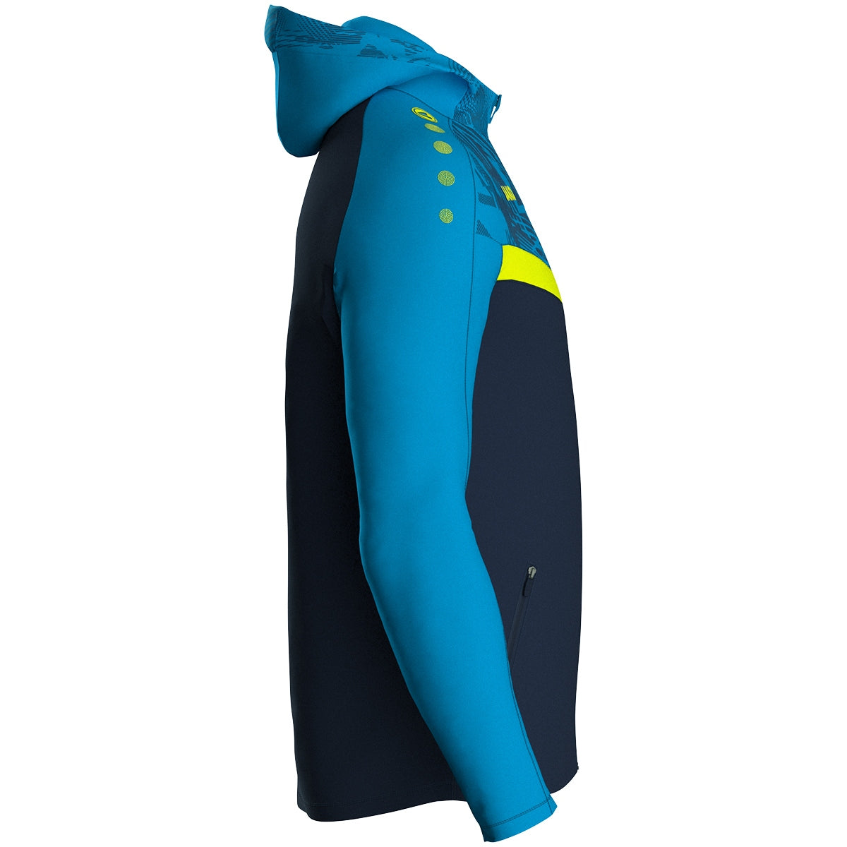 JAKO Kapuzenjacke Iconic 6824 marine/JAKO blau/neongelb