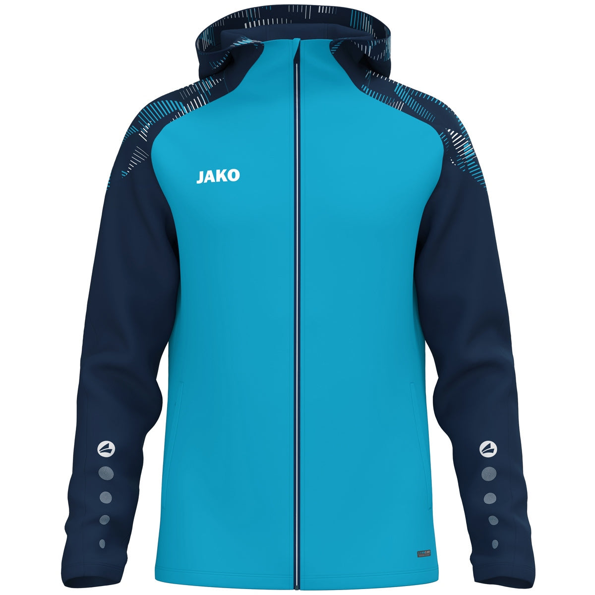 JAKO Kapuzenjacke Sonic aqua/marine