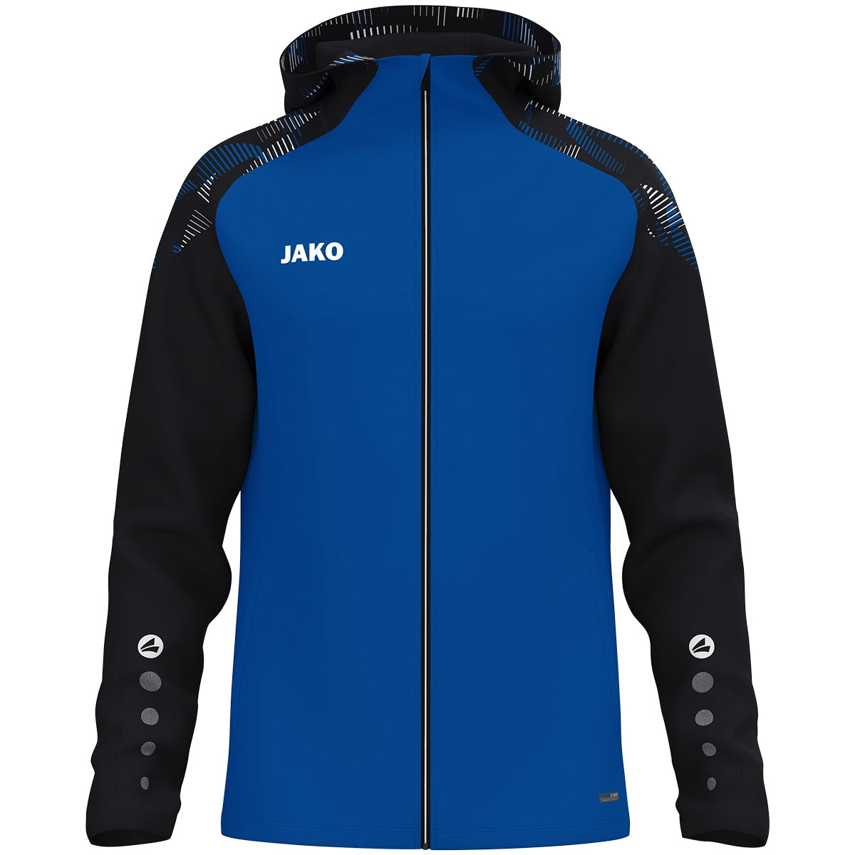 JAKO Kapuzenjacke Sonic royal/schwarz