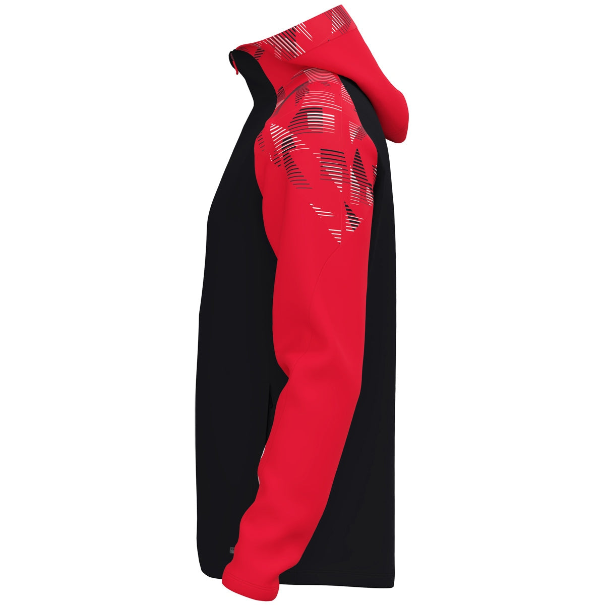 JAKO Kapuzenjacke Sonic schwarz/rot