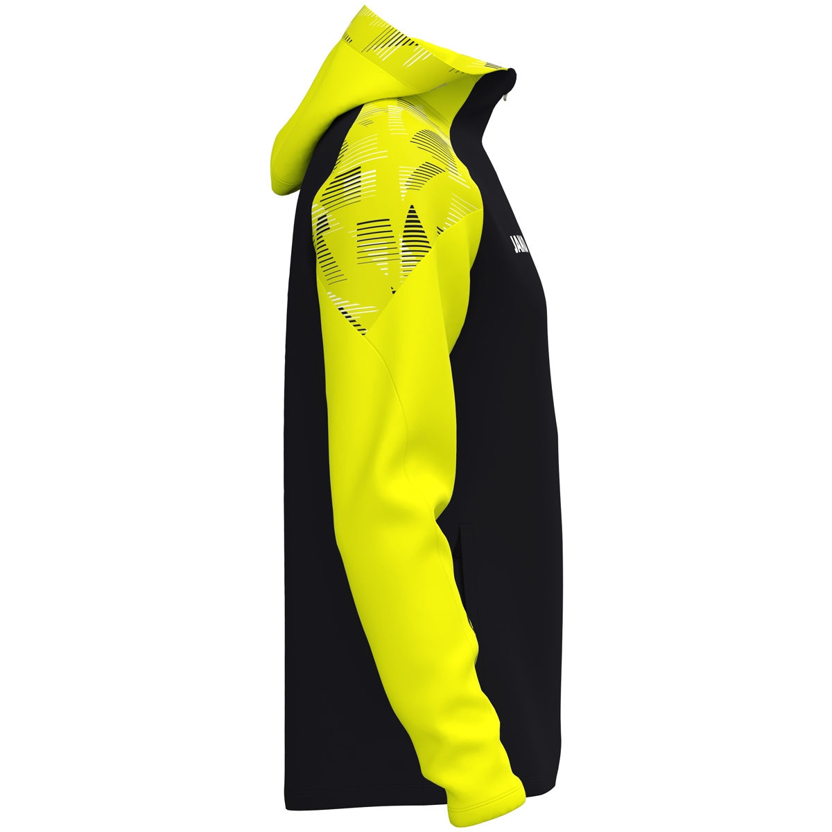 JAKO Kapuzenjacke Sonic schwarz/neongelb