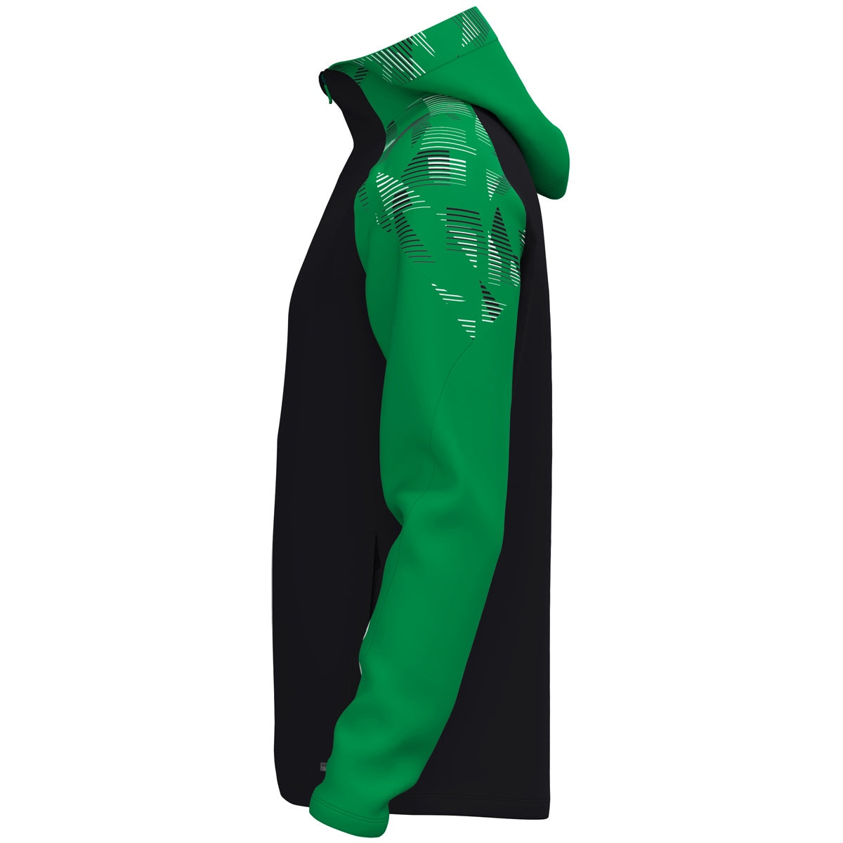 JAKO Kapuzenjacke Sonic schwarz/grün