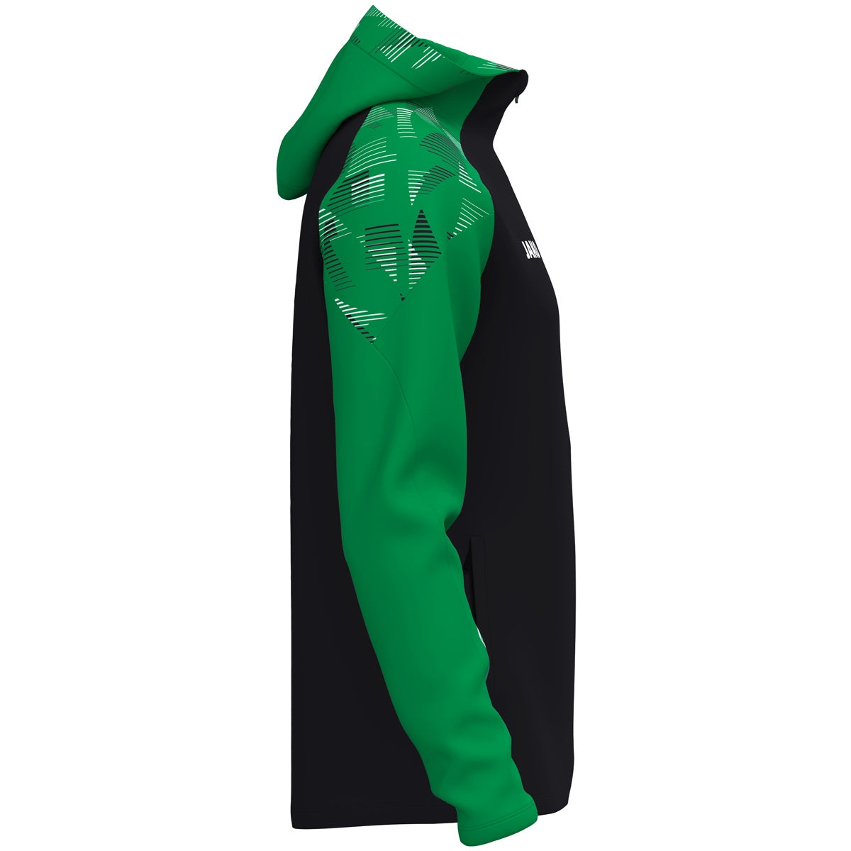 JAKO Kapuzenjacke Sonic schwarz/grün