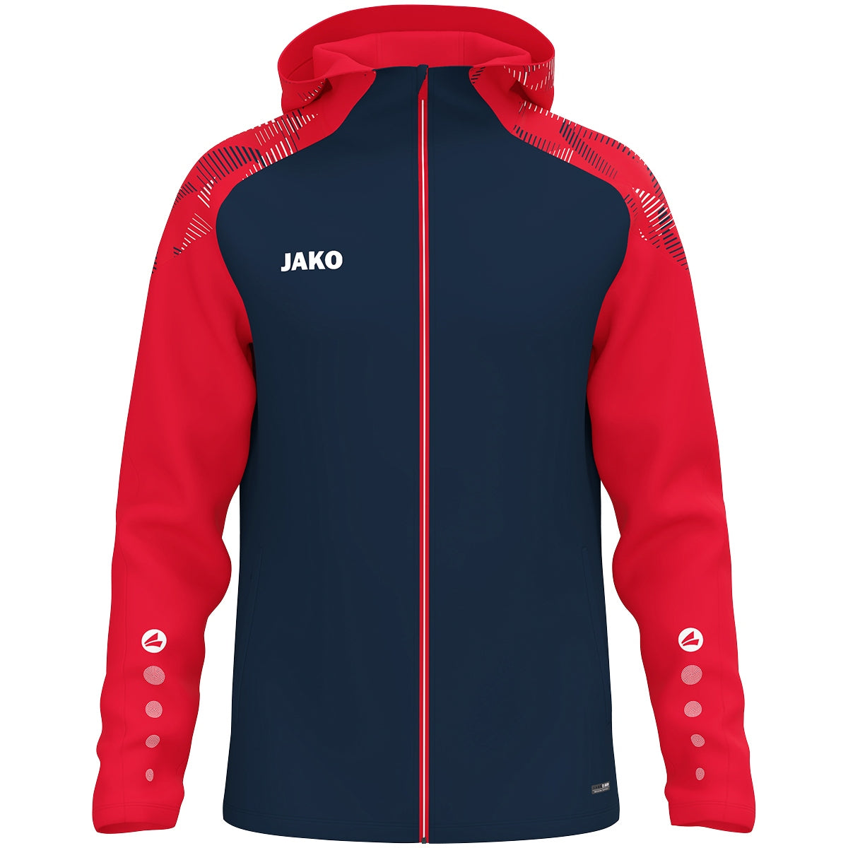 JAKO Kapuzenjacke Sonic marine/rot
