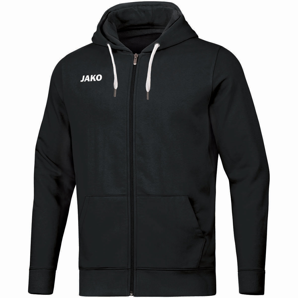 JAKO Kapuzenjacke Base schwarz