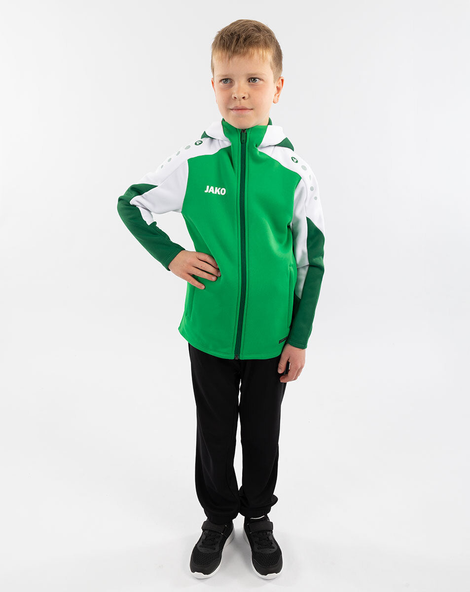 JAKO Kapuzenjacke Dynamic grün/weiß/dunkelgrün