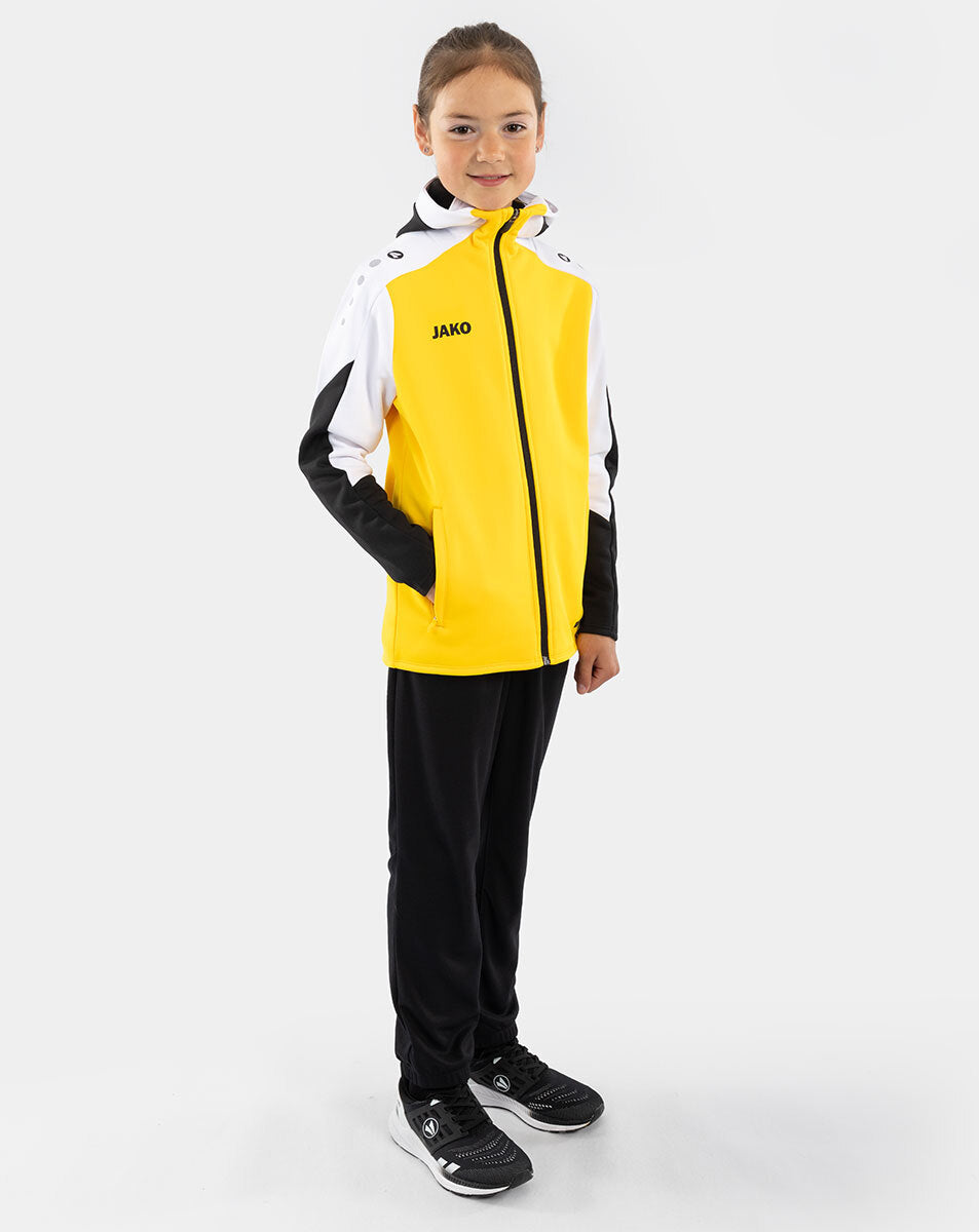 JAKO Kapuzenjacke Dynamic gelb/weiß/schwarz