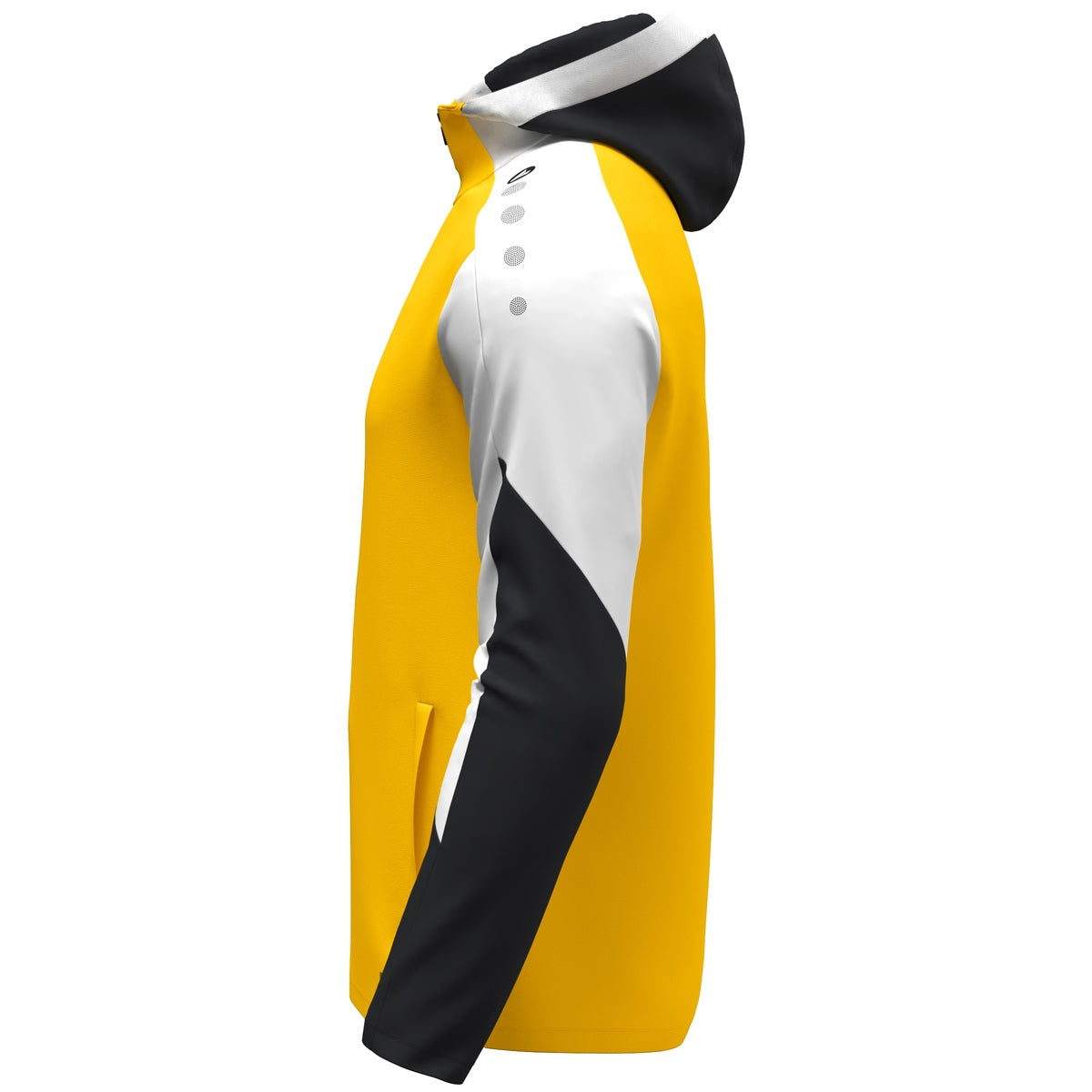 JAKO Kapuzenjacke Dynamic gelb/weiß/schwarz