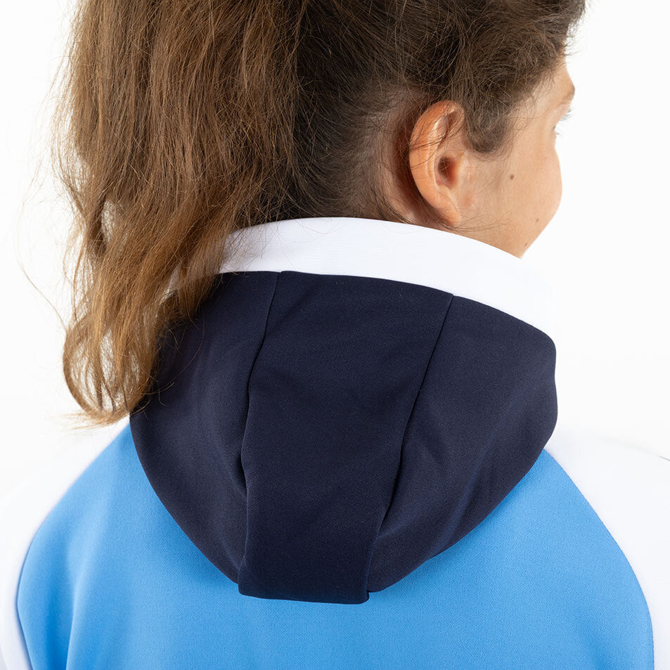 JAKO Kapuzenjacke Dynamic skyblue/weiß/marine