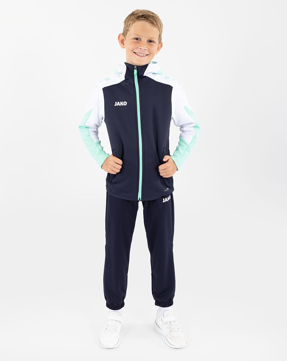 JAKO Kapuzenjacke Dynamic marine/weiß/minze