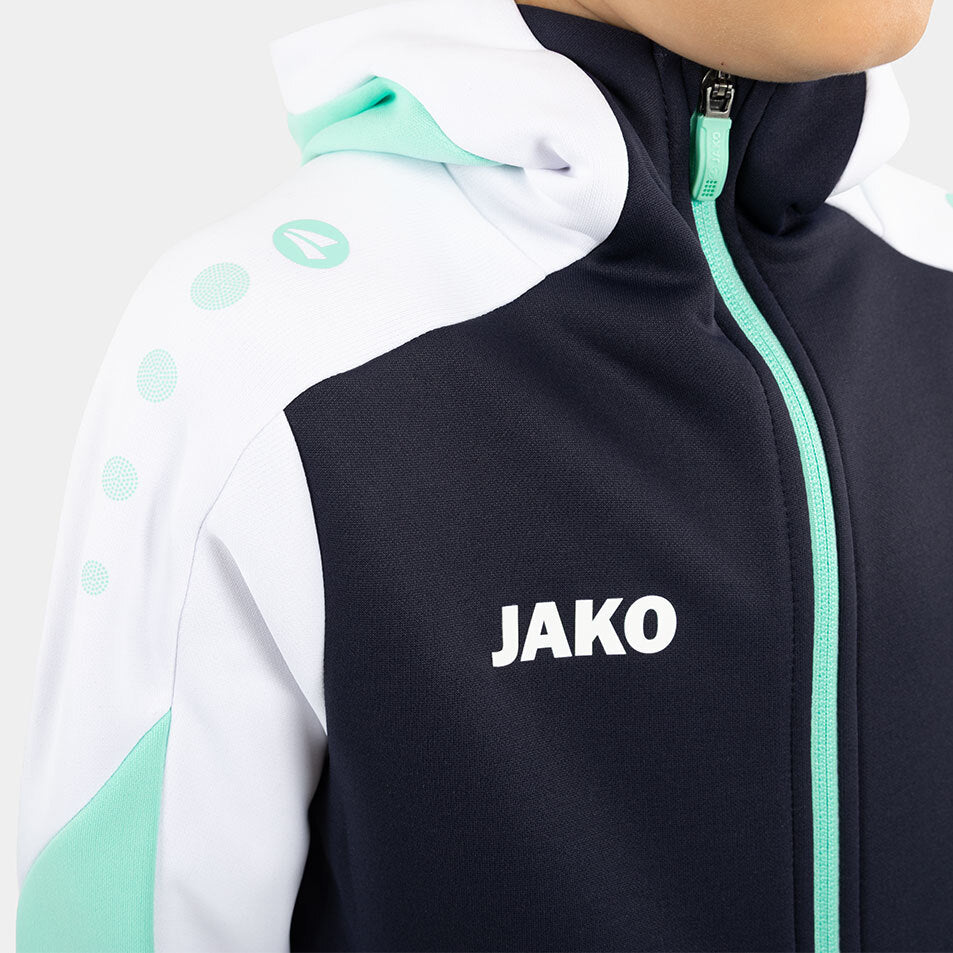 JAKO Kapuzenjacke Dynamic marine/weiß/minze