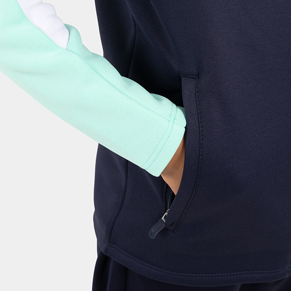 JAKO Kapuzenjacke Dynamic marine/weiß/minze