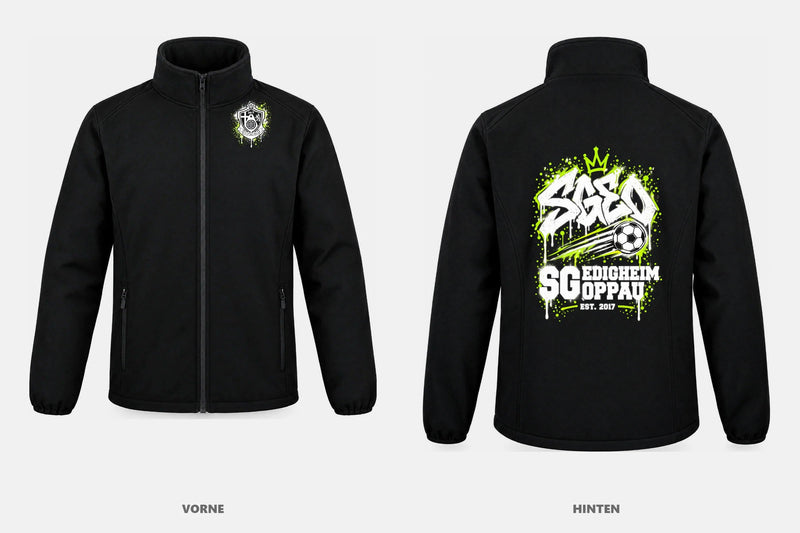 SG Edigheim-Oppau Softshelljacke – Motiv Graffiti