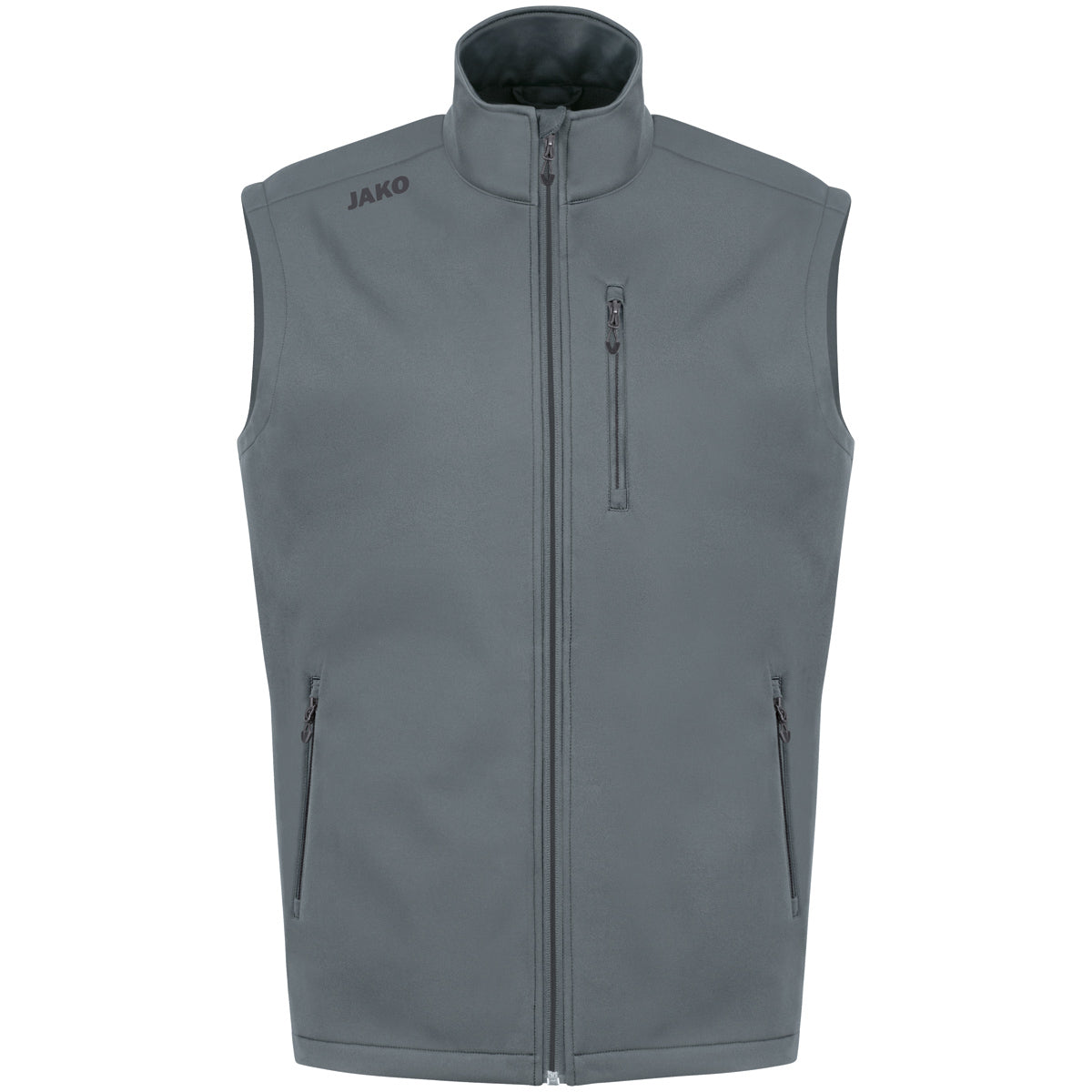 JAKO Softshellweste Premium steingrau