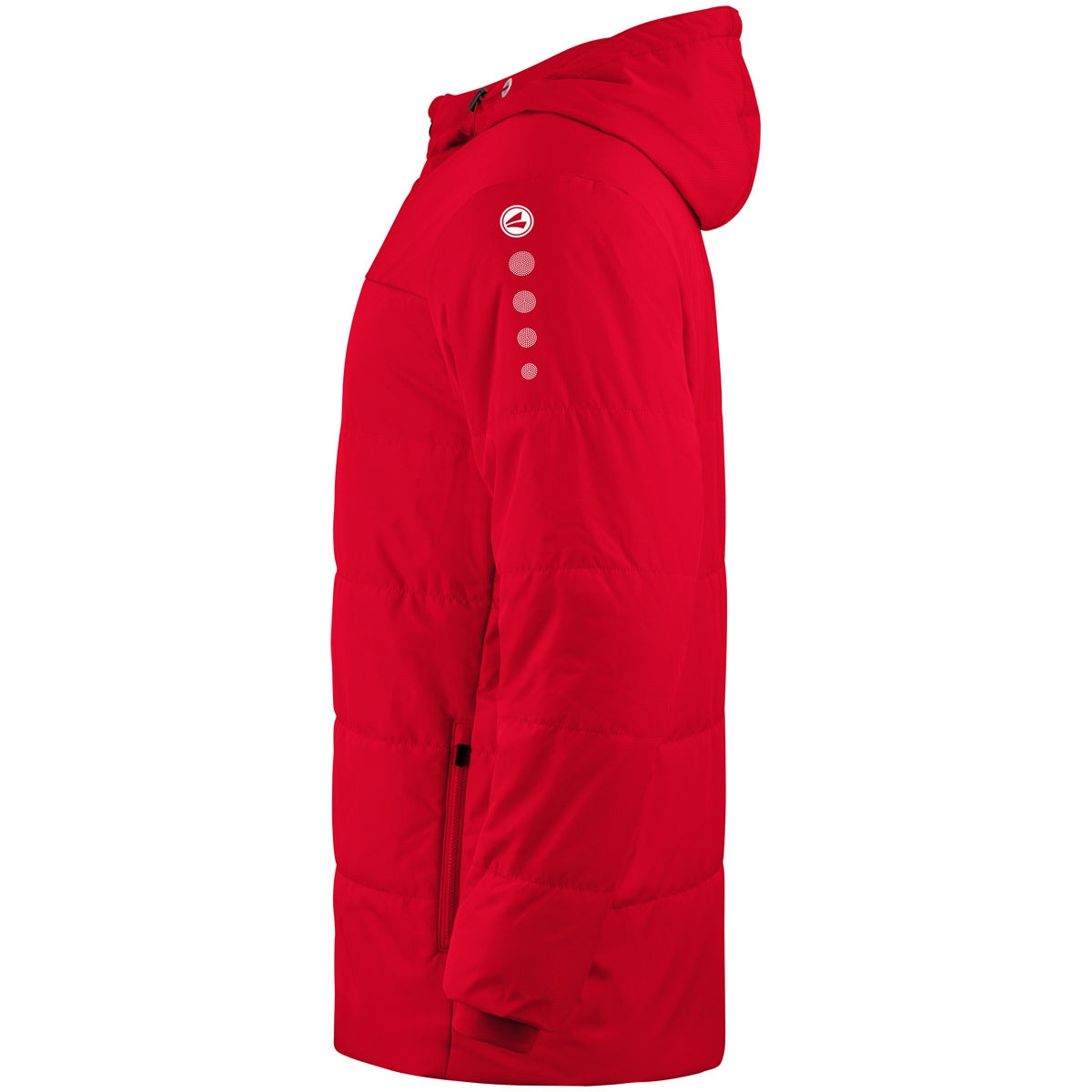 JAKO Coachjacke Team mit Kapuze rot
