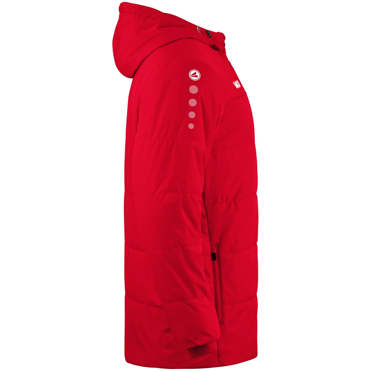 JAKO Coachjacke Team mit Kapuze rot