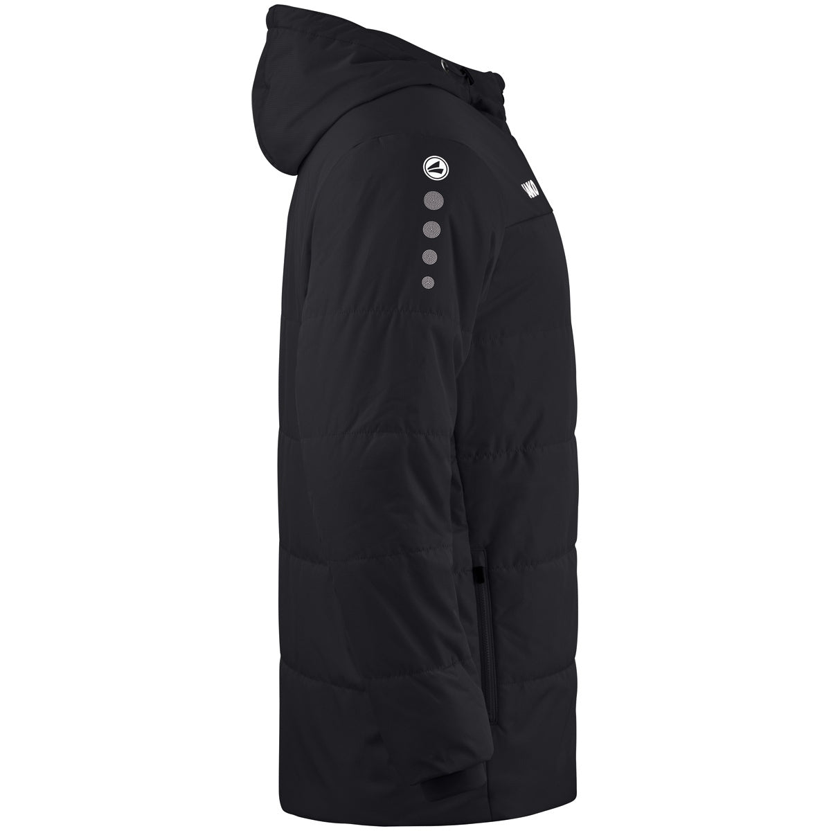 JAKO Coachjacke Team mit Kapuze schwarz