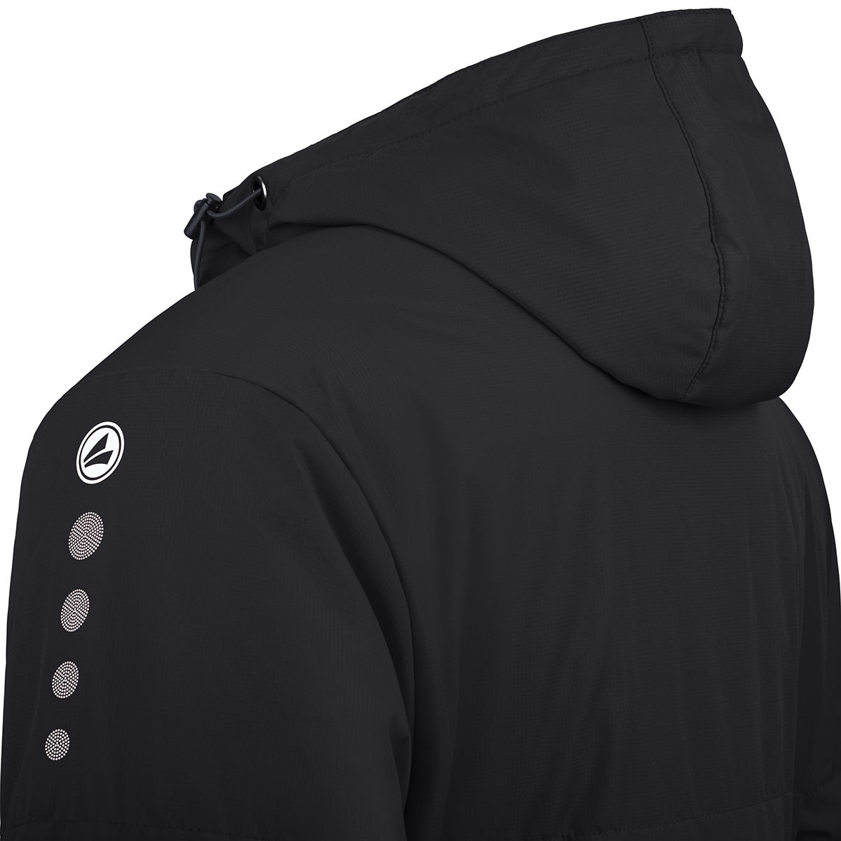 JAKO Coachjacke Team mit Kapuze schwarz