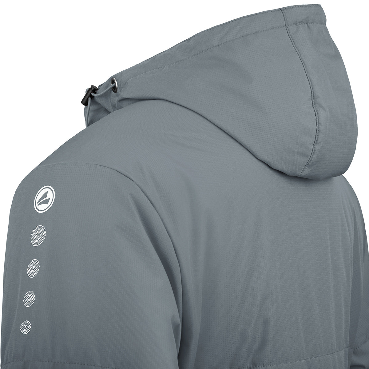 JAKO Coachjacke Team mit Kapuze steingrau