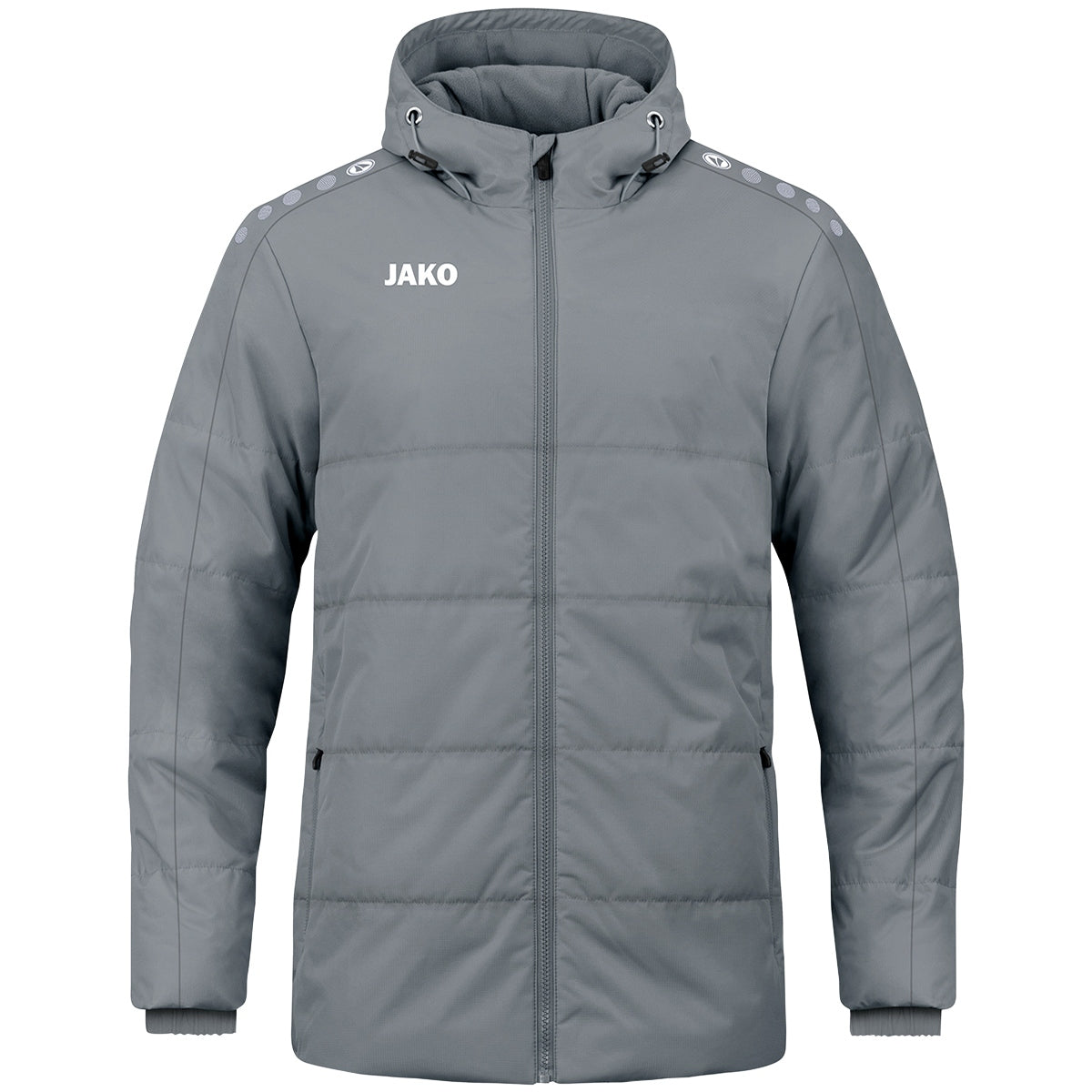 JAKO Coachjacke One mit Kapuze grau