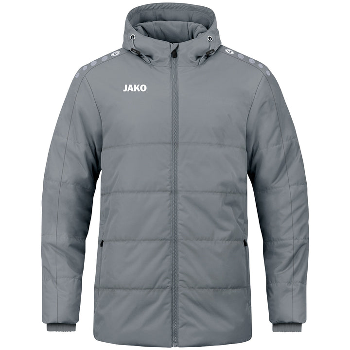 JAKO Coachjacke One mit Kapuze grau