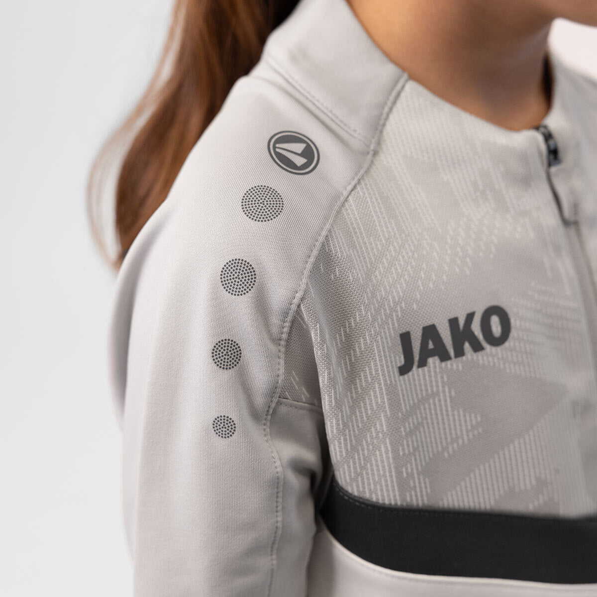 JAKO Ziptop Iconic 8624 weiß/soft grey/anthra light