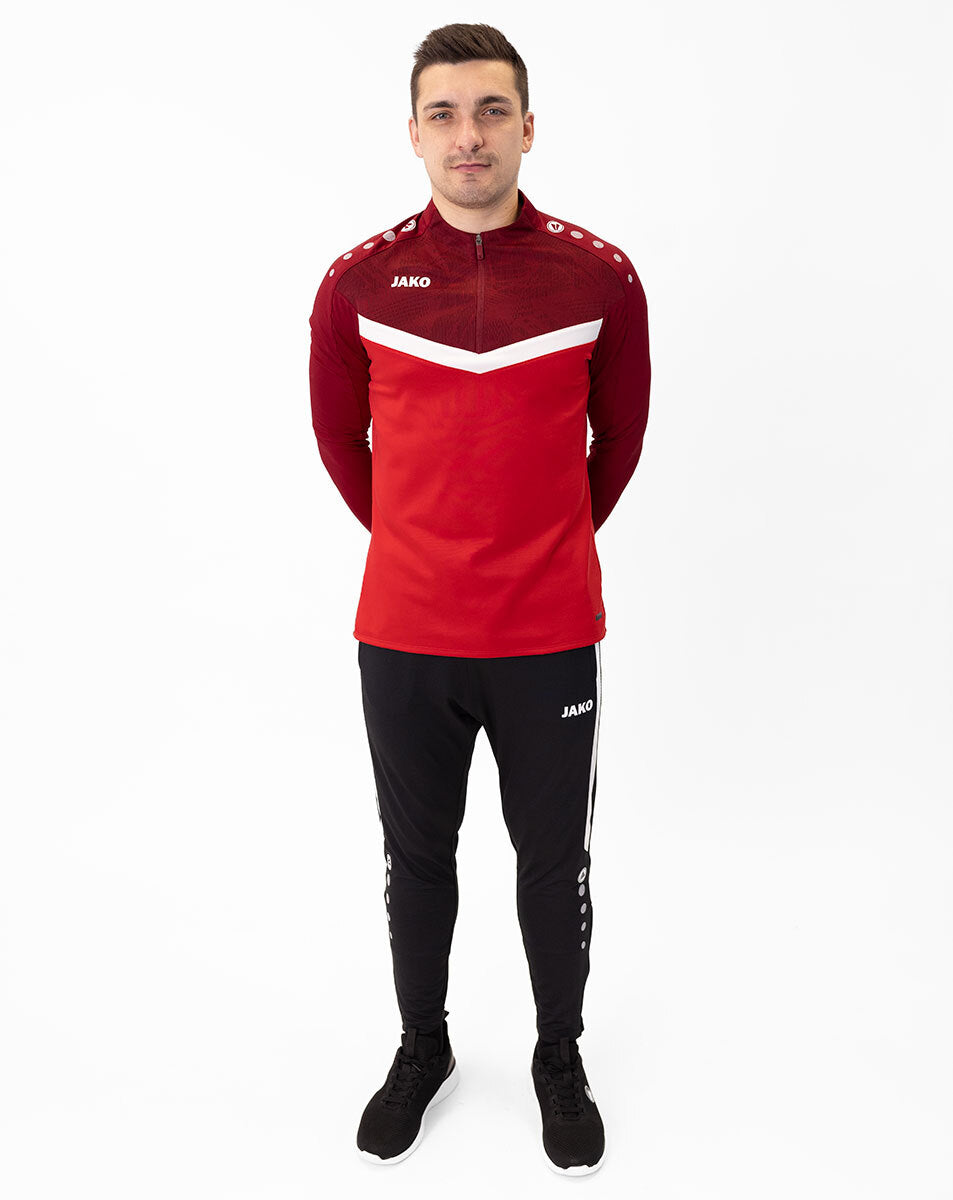 JAKO Ziptop Iconic 8624 rot/weinrot